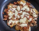 じゃがいもと大豆ミートのチーズ焼き作り方6写真