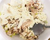 椎茸とおネギとお豆腐のふわふわとりつくね作り方2写真
