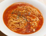 トマトジュースでスープパスタ作り方6写真