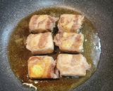 厚揚げの豚肉巻き ポン酢ハチミツ仕立て作り方6写真