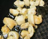 毎日の納豆●鶏皮の揚げ焼き作り方1写真