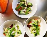 根菜茄子きな粉コク旨オイ味噌味野菜炒め作り方4写真