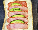 チキンとアボガドトースト作り方2写真