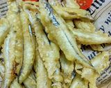 キビナゴの天ぷら♪酢とマヨネーズ衣で♡作り方5写真