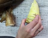 筍とブロッコリーのガリバター醤油炒め作り方8写真