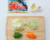 冷凍焼ビーフンを簡単野菜アレンジ♪作り方1写真