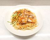 うま辛まぜ麺～豚バラ～作り方5写真