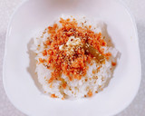 鮭フレークと柚子胡椒マヨのご飯作り方2写真