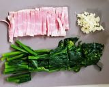 のらぼう葉と舞茸のパスタ♪作り方2写真