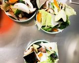 肉無豆腐きな粉簡単ボロネーゼ味野菜炒め作り方12写真