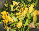 卵と小松菜の中華風炒め作り方6写真