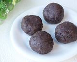 【vegan】発酵なし米粉よもぎあんぱん作り方1写真