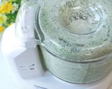 【vegan】発酵なし米粉よもぎあんぱん作り方4写真