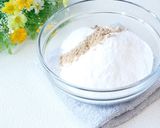 【vegan】発酵なし米粉よもぎあんぱん作り方5写真
