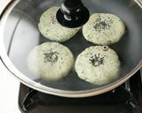 【vegan】発酵なし米粉よもぎあんぱん作り方8写真