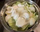 簡単☆新玉ねぎとキャベツのおかかポン酢作り方1写真
