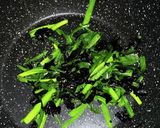 ニラと海苔炒め作り方4写真