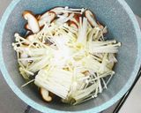 白滝ときのこの辛味噌ラーメン作り方2写真
