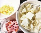 ベーコンとウインナーのキャベツ炒め作り方1写真