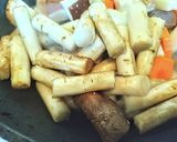 ごぼうたっぷり新じゃがとごぼうの筑前煮作り方1写真