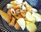 ごぼうたっぷり新じゃがとごぼうの筑前煮作り方3写真