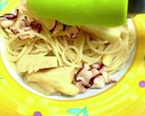 たけのことパセリのスープスパゲッティ作り方12写真