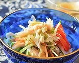 エスニックたれでむね肉ときゅうりのサラダ作り方8写真