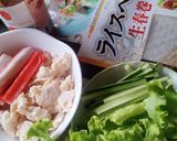 カニカマ生春巻き作り方1写真