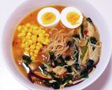 白滝ときのこの辛味噌ラーメン作り方8写真