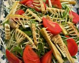 焼き筍と水菜のサラダ&胡麻ドレッシング☆作り方3写真