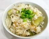 しらすとネギたっぷり味噌炊き込みご飯作り方7写真