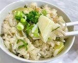 しらすとネギたっぷり味噌炊き込みご飯作り方8写真