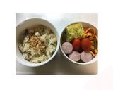 蒸し器で本格！一粒一粒ぷっくり山菜おこわ作り方7写真