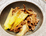 簡単！ネギと牛肉の焼肉のタレ炒め☆作り方5写真