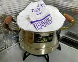 ふかふか金時豆入り蒸しパン作り方1写真