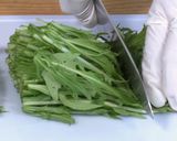 栄養満点！水菜のベーコン巻き【食遺産】作り方1写真