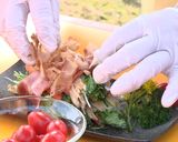 栄養満点！水菜のベーコン巻き【食遺産】作り方6写真