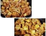 鶏もも肉と厚揚げの甘辛ごま味噌炒め作り方6写真