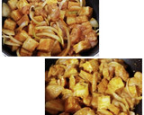 鶏もも肉と厚揚げの甘辛ごま味噌炒め作り方6写真