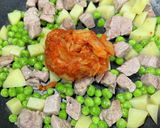 豚肉とじゃがいものコロコロキムチ炒め♪作り方4写真