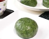 【vegan】発酵なし米粉よもぎあんぱん作り方11写真