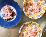 簡単きな粉梅マリネ味豚こま大根青椒肉絲風作り方2写真