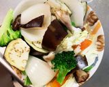 簡単きな粉梅マリネ味豚こま大根青椒肉絲風作り方13写真