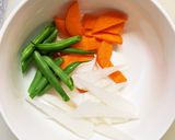 肉無チクワ簡単きな粉南蛮ソース味野菜炒め作り方4写真