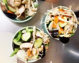 肉無チクワ簡単きな粉南蛮ソース味野菜炒め作り方11写真