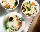 肉無チクワ簡単きな粉南蛮ソース味野菜炒め作り方13写真