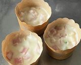 レンジで簡単！チーハム蒸しパン作り方4写真