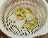白菜の漬け物炒め作り方1写真