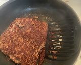 ひき肉でガッツリステーキ風ご飯作り方5写真