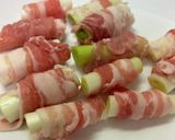 白ねぎの豚肉巻き☆作り方1写真